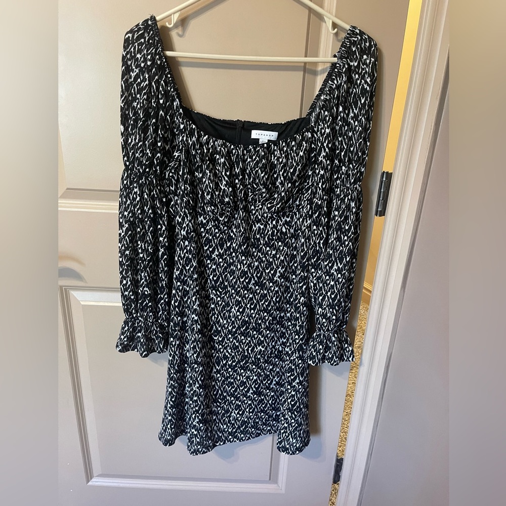 Topshop long sleeve dress